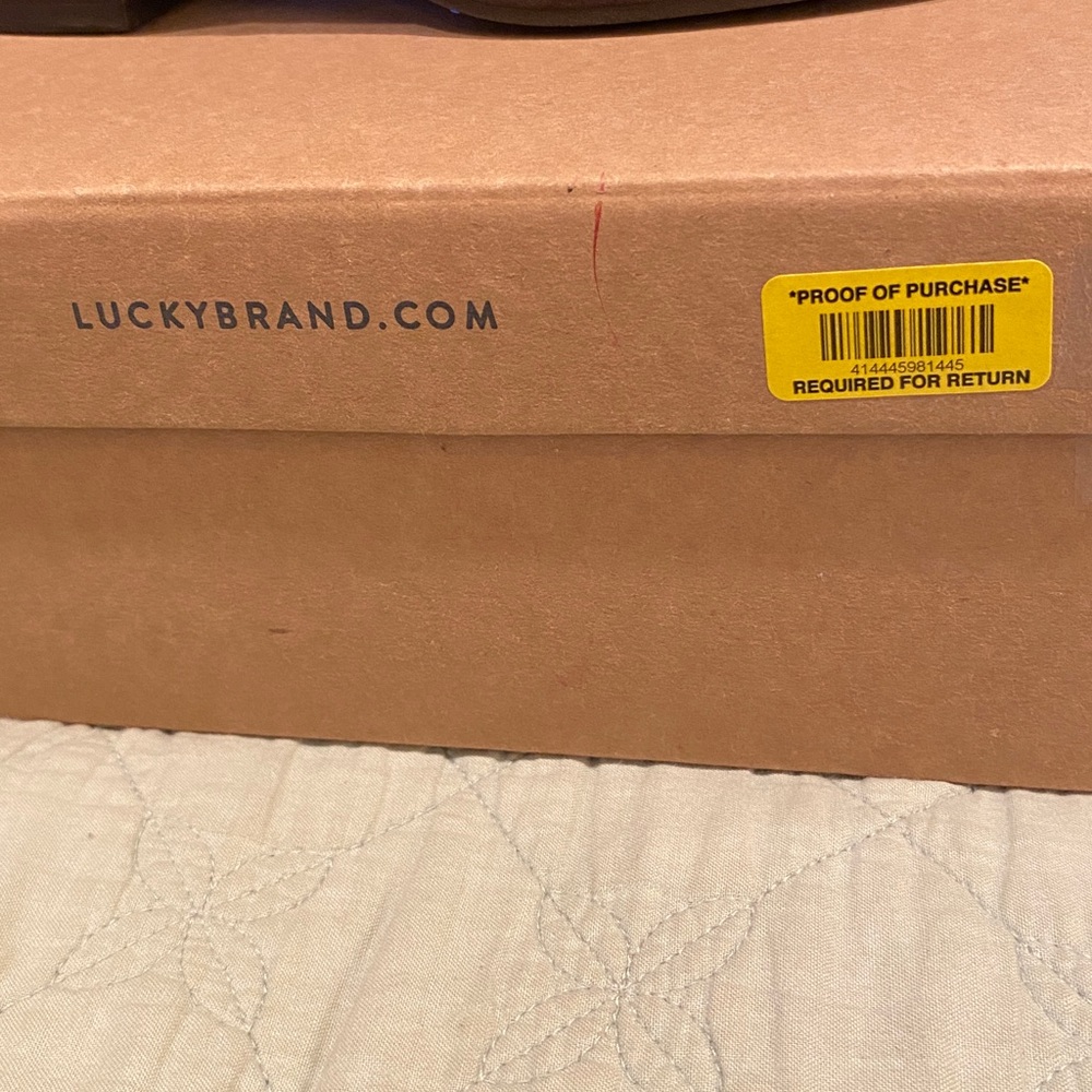 NWT, Lucky Brand Suede Black Ankle Boots - Picture 4 of 13